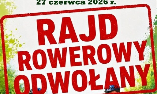 Zdjęcie do 8 Gminny Rajd Rowerowy odwołany!
