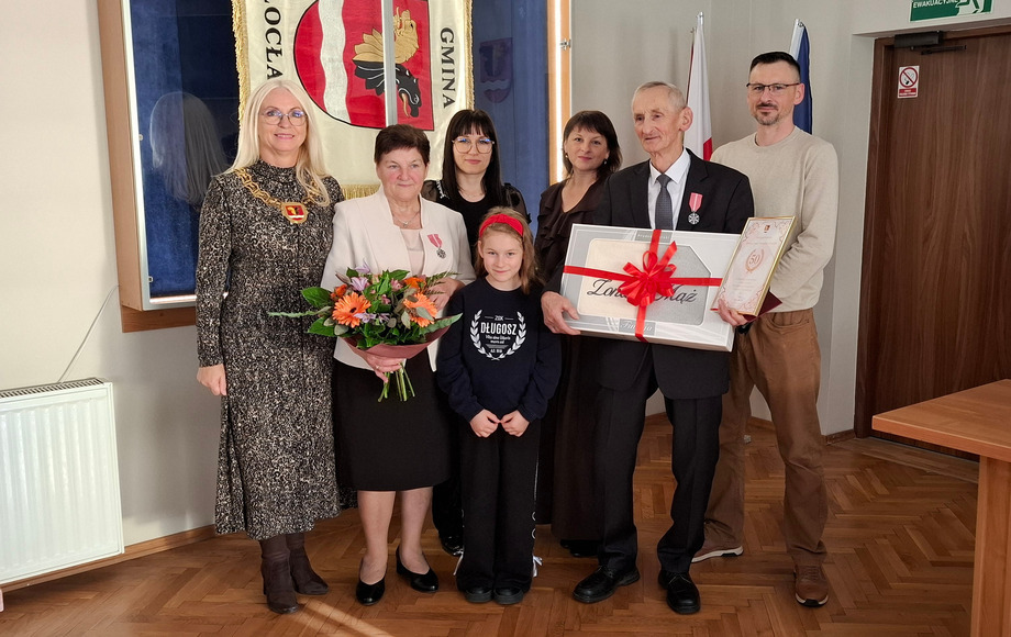 Wręczenie Medali za Długoletnie Pożycie Małżeńskie w gminie Włocławek