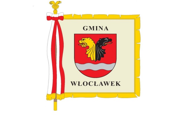 Sztandar Gminy Włocławek - strona odwrotna