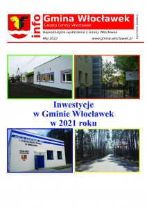 Gazetka z inwestycjami w Gminie Włocławek w 2021 roku