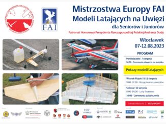 Plakat Mistrzostwa Europy FAI Modeli Latających na Uwięzi