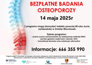Przypominamy o bezpłatnych badaniach na osteoporozę