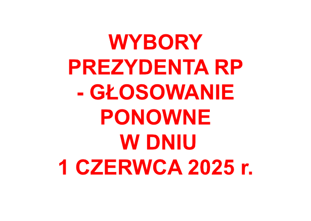 Informacja Wójta Gminy Włocławek – bezpłatny transport do lokali wyborczych w dniu 1 czerwca 2025 r. /głosowanie ponowne w wyborach Prezydenta Rzeczypospolitej Polskiej/