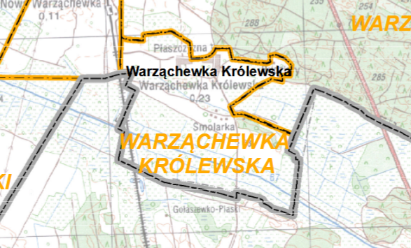 Raport z przebiegu konsultacji społecznych w sprawie połączenia miejscowości Smolarka, Płaszczyzna i Warząchewka Królewska w jedną miejscowość Warząchewka Królewska
